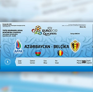 Azərbaycan – Belçika oyununun biletləri satışda