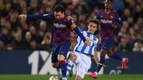 Messi 55-ci penalti qolunu vurub, Ronaldoya yaxınlaşdı
