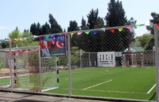 Sumqayıt şəhərində mini-futbol meydançası istifadəyə verilib