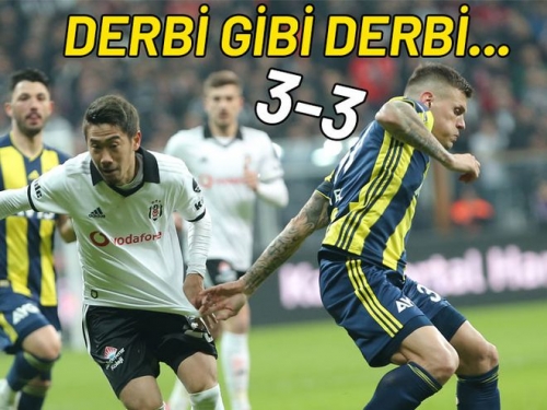 “Beşiktaş” – “Fənərbaxça” - 3:3