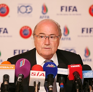 Blatter Azərbaycandakı dünya çempionatının açılışında iştirak edəcək