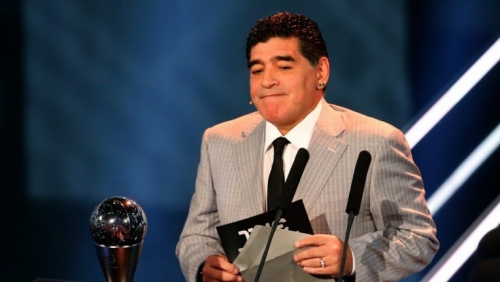 Maradona Messini tənqid etdi