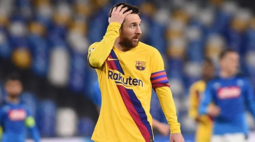 Messi anti-koronavirus döşəyində yatır