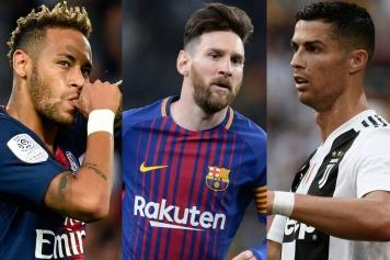 Ən çox qazanan futbolçular: Messi, Ronaldo, Neymar...